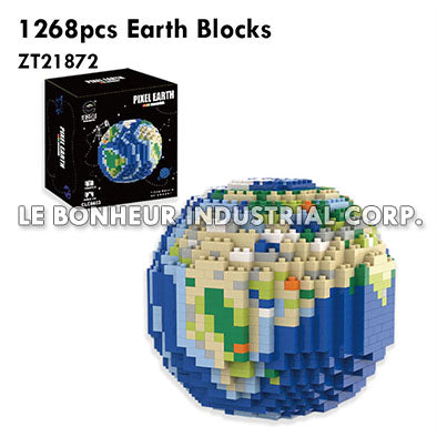 1268Pcs Earth Blocks
