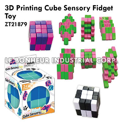 3D Printing Cube Sensory Fidget Toy