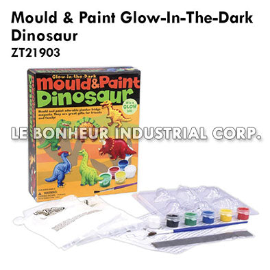 Mould & Paint Glow-In-The-Dark Dinosaur