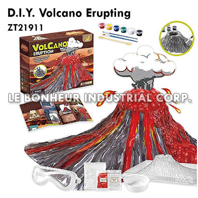 D.I.Y. Volcano Erupting