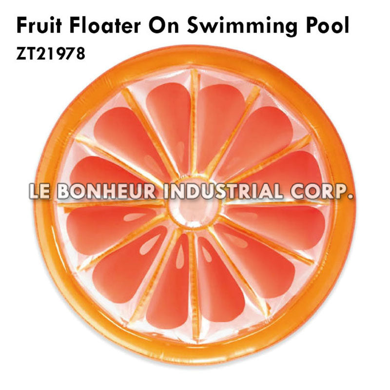 Fruit Floater On Swimming Pool