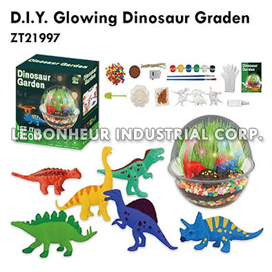 D.I.Y. Glowing Dinosaur Graden