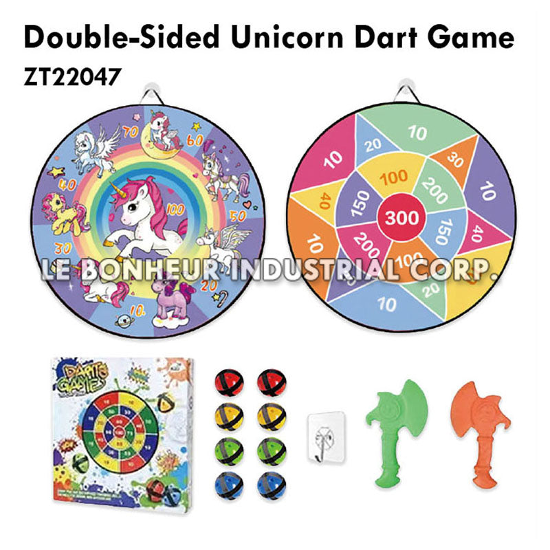Double-Sided Unicorn Dart Game