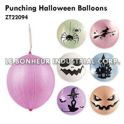 Punching Halloween Balloons