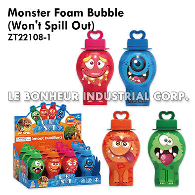 Monster Foam Bubble (Won'T Spill Out)