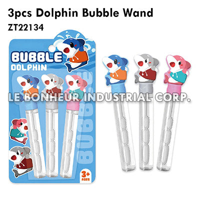 3Pcs Dolphin Bubble Wand