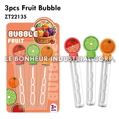 3Pcs Fruit Bubble