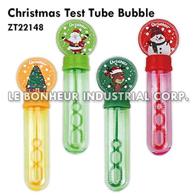 Christmas Test Tube Bubble