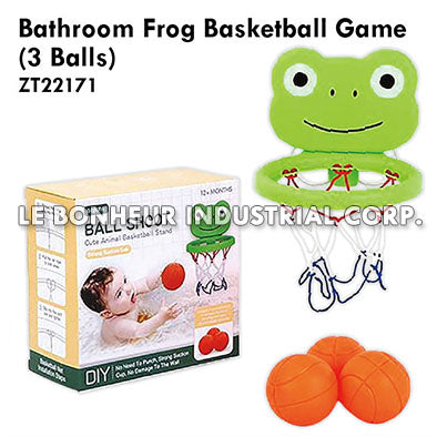 Bathroom Frog Basketball Game (3 Balls)