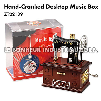 Hand-Cranked Desktop Music Box