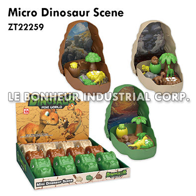 Micro Dinosaur Scene