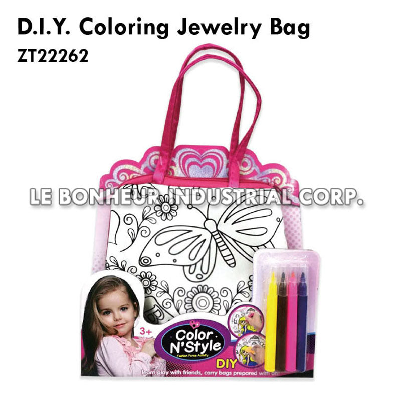 D.I.Y. Coloring Jewelry Bag