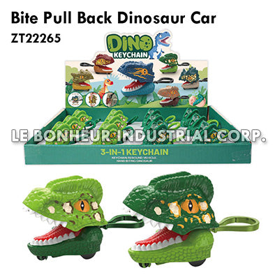 Bite Pull Back Dinosaur Car