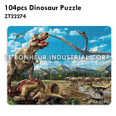 104pcs Dinosaur Puzzle