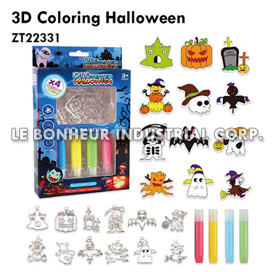 3D Coloring Halloween