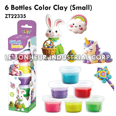 6 Bottles Color Clay (Small)