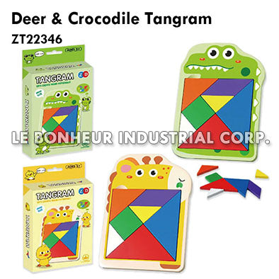 Deer & Crocodile Tangram
