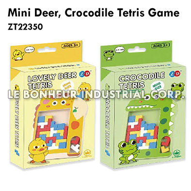 Mini Deer & Crocodile Tetris Game