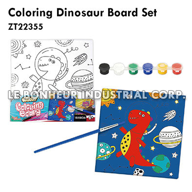 Coloring Dinosaur Board Set