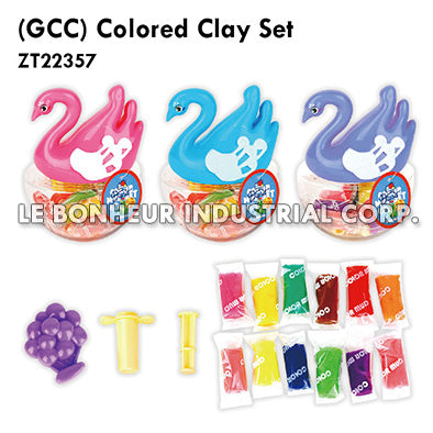(Gcc) Colored Clay Set