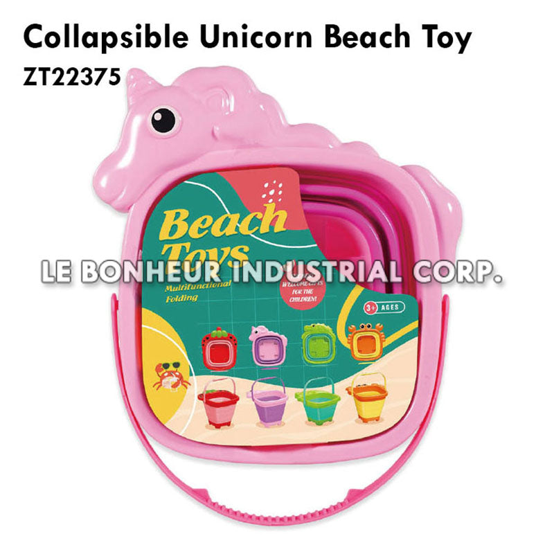 Collapsible Unicorn Beach Toy