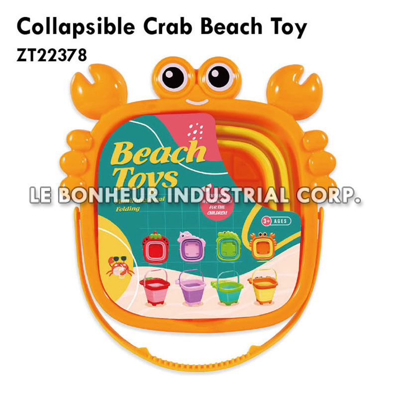 Collapsible Crab Beach Toy