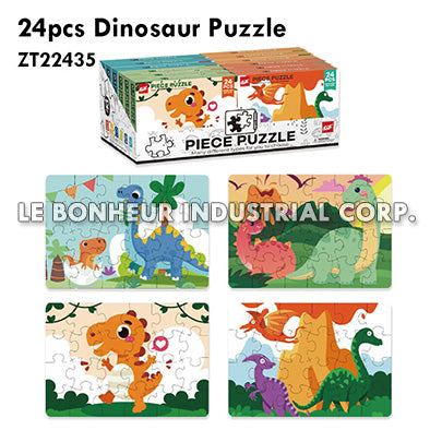 24Pcs Dinosaur Puzzle