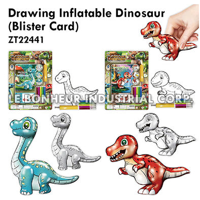 Drawing Inflatable Dinosaur (Blister Card)