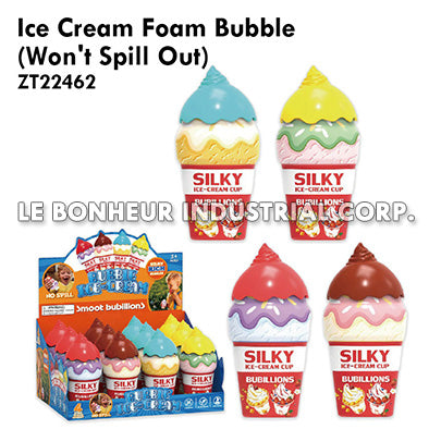 Ice Cream Foam Bubble (Won'T Spill Out)