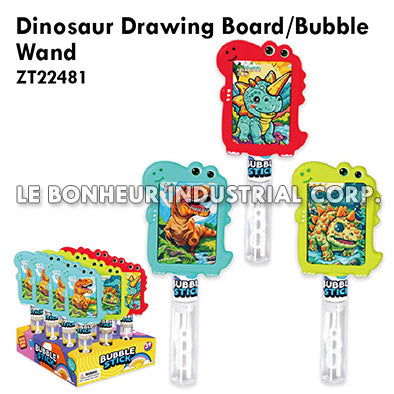 Dinosaur Drawing Board/Bubble Wand