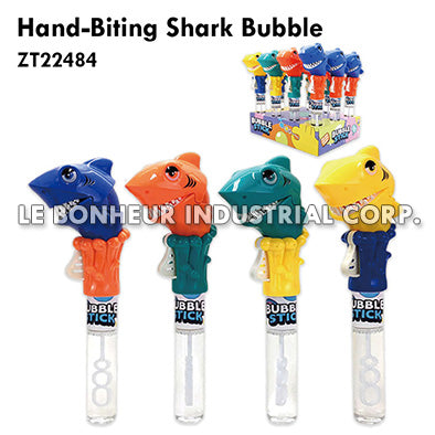 Hand-Biting Shark Bubble