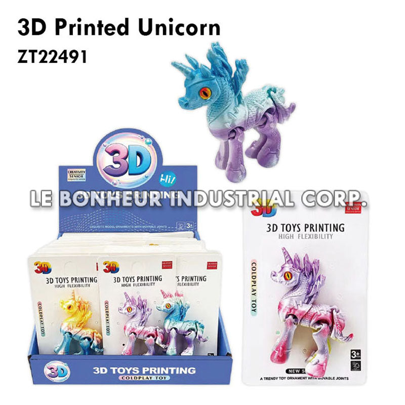 3D Printed Unicorn
