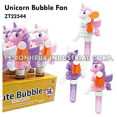 Unicorn Bubble Fan