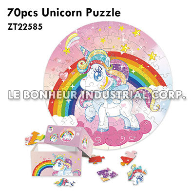 70pcs Unicorn Puzzle