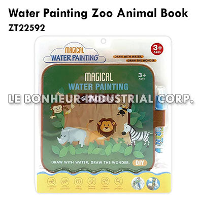 Water Painting Zoo Animal Book