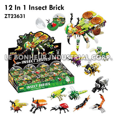 12 In 1 Insect Brick
