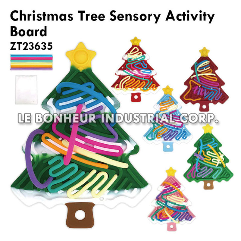 Christmas Tree Sensory Activity Board