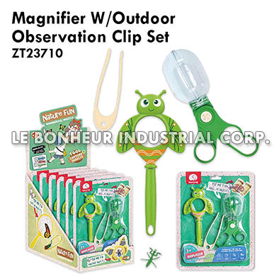 Magnifier W/Outdo Orobservation Clip Set
