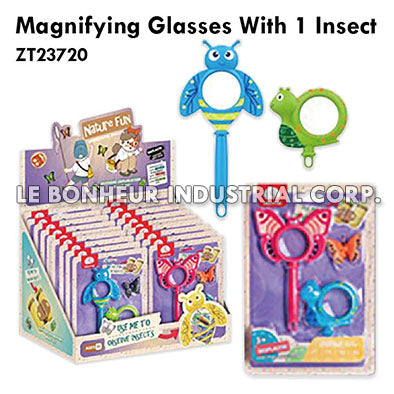 Magnifying Glasses With 1 Insect