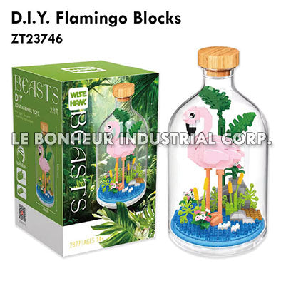 D.I.Y. Flamingo Blocks