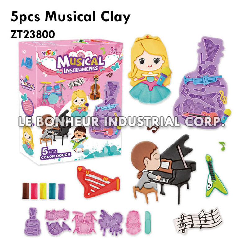 5pcs Musical Clay