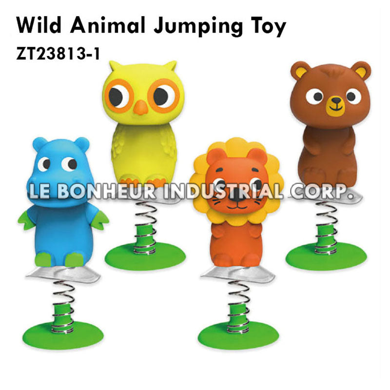 Wild Animal Jumping Toy