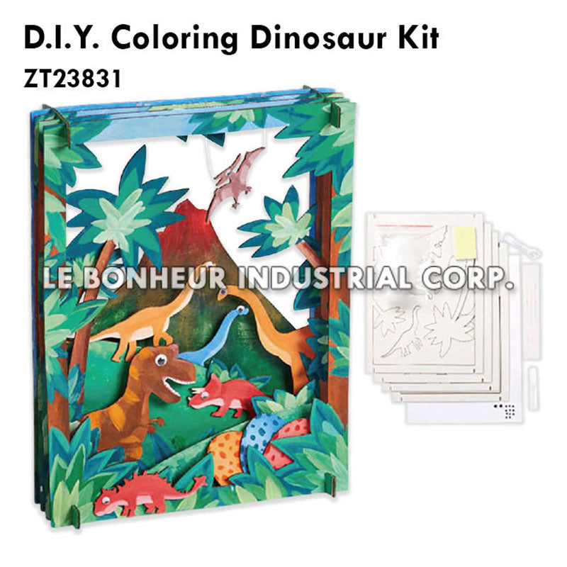 D.I.Y. Coloring Dinosaur Kit