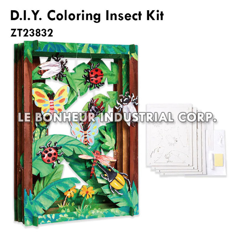 D.I.Y. Coloring Insect Kit