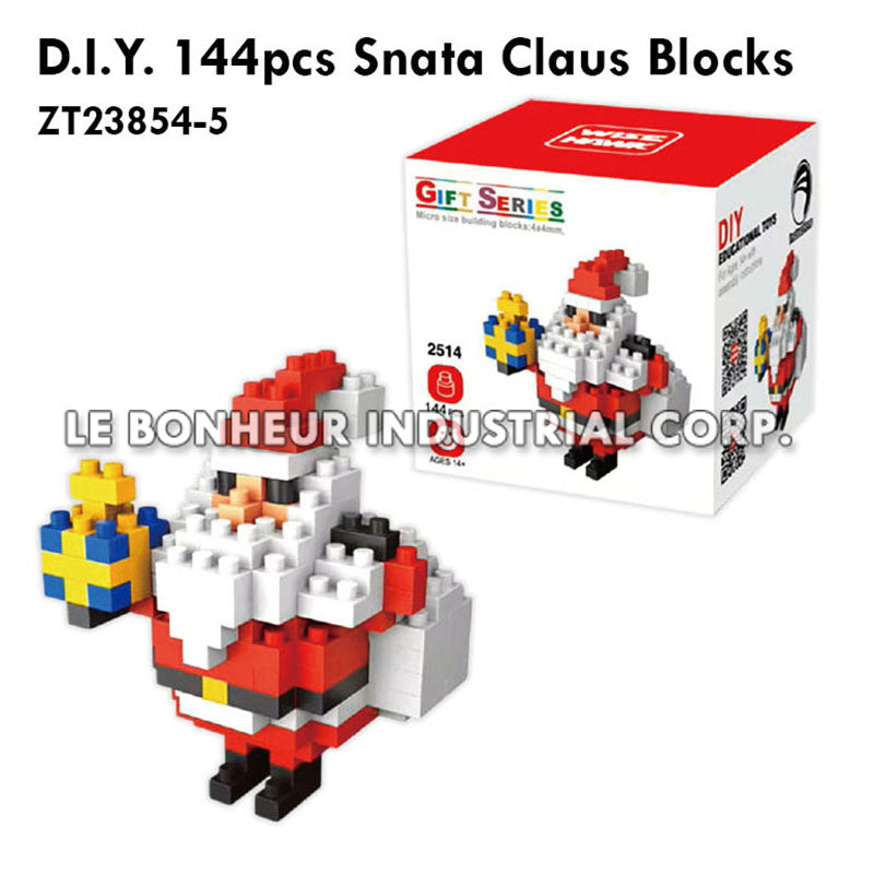 D.I.Y. 144pcs Snata Claus Blocks