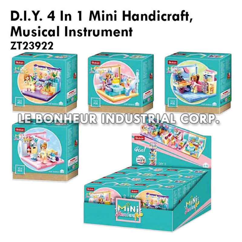 D.I.Y. 4 In 1 Mini Handicraft, Musical Instrument