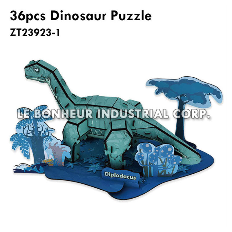 36pcs Dinosaur Puzzle
