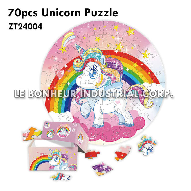70pcs Unicorn Puzzle