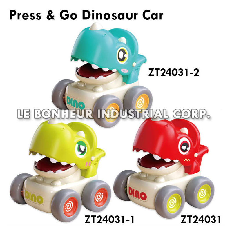 Press & Go Dinosaur Car