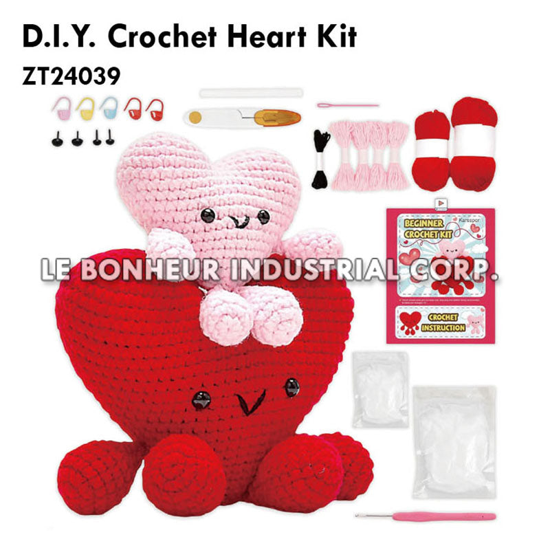D.I.Y. Crochet Heart Kit
